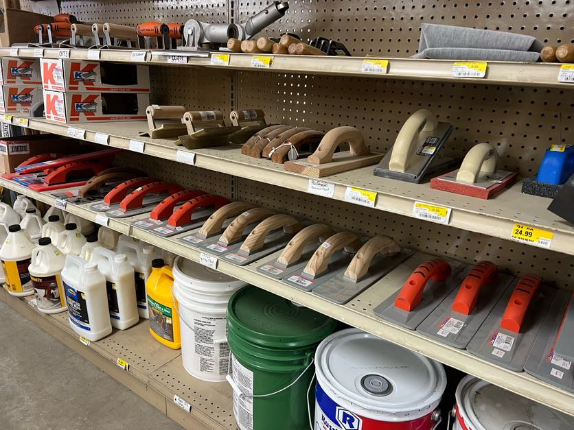 Ideal Supplies Kraft concrete tools