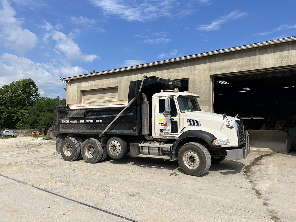 Ideal Supplies Triaxle Dump Truck is able to haul the heaviest loads for your projects.