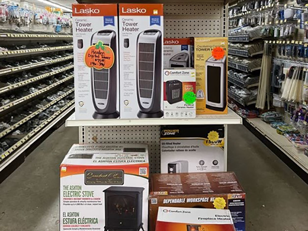 Ideal Supplies Thermostats Furnace filters all sizes spray foams window door trims sealers