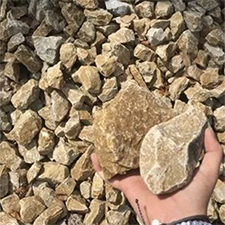 BR1-Brassfield #1 4" to 8" Rip Rap. Ideal Supplies BR1 Brassfield 1 Landscape Gravel