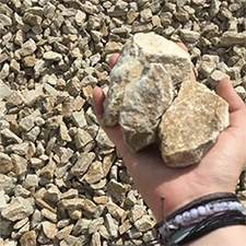 BR2-Brassfield #2 Landscape 1 inch Gravel. Ideal Supplies BR2 Brassfield 2 Landscape Gravel.